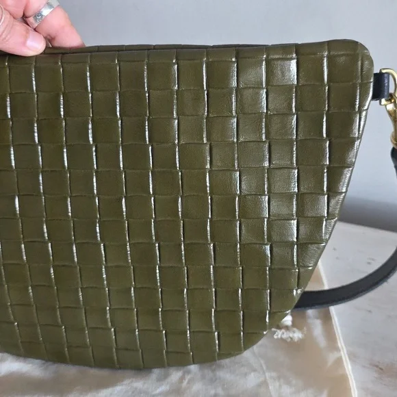 Clare V. Grande Fanny Pack In Army Leather Embossed - Picture 11 of 16